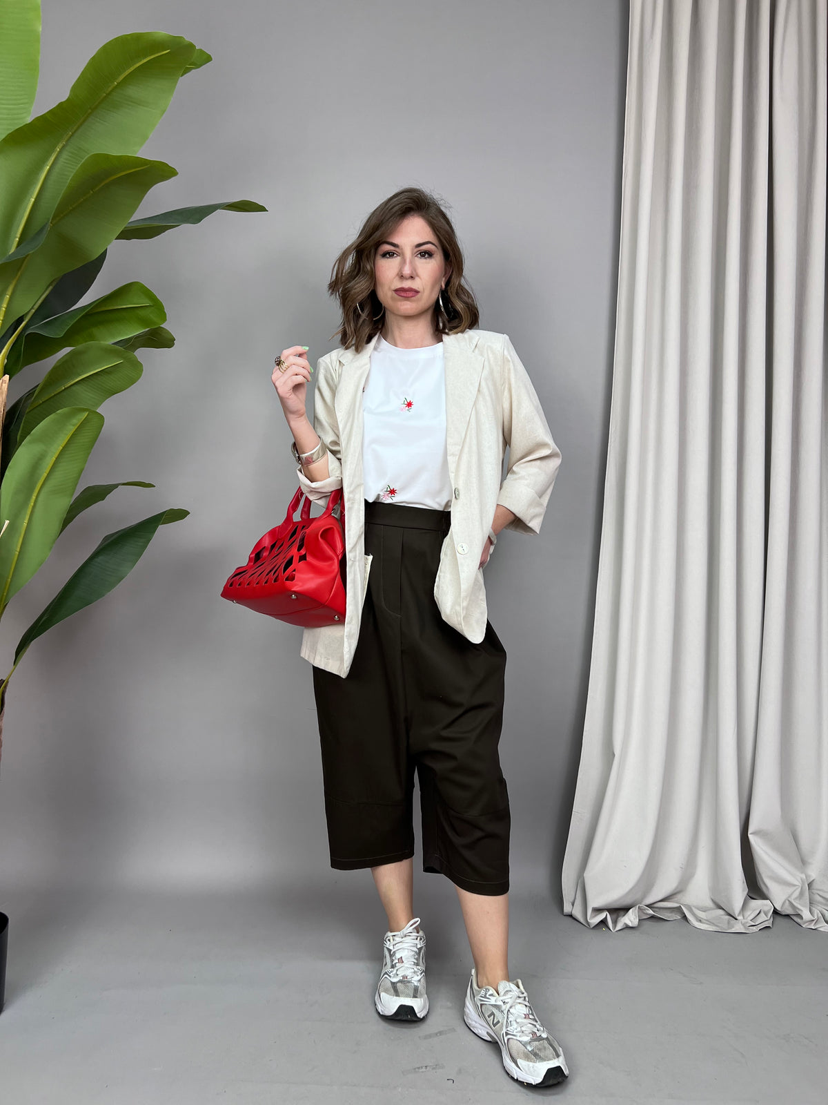 Pantalone cavallo basso
