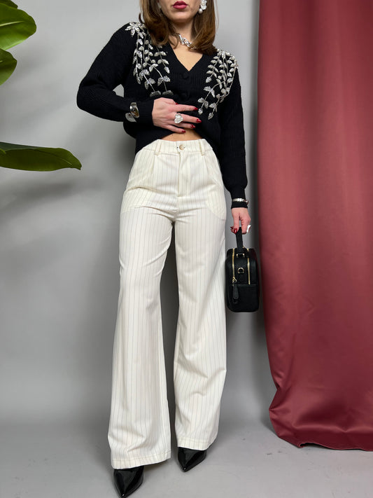 Pantalone Doremi gessato