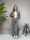 Felpa con zip Scarlet