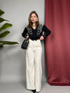 Pantalone Doremi gessato