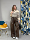 Pantalone ecopelle Sterley