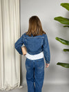 Giacchetto in denim Matrix