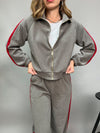Felpa con zip Scarlet