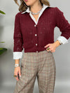 Cardigan Berlino bottoni gioiello