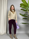 Maglione Art collo alto