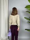 Maglione Art collo alto