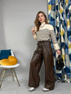 Pantalone ecopelle Sterley