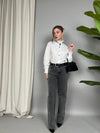 Jeans casual con strass
