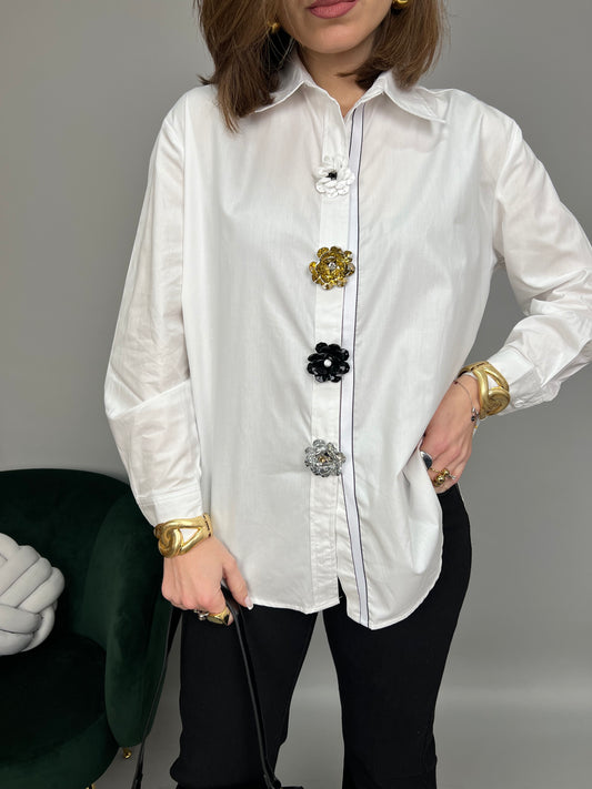 Camicia Flores - 100% Cotone