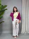 Pantalone in macramè