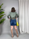 Gonna corta in denim