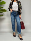 Jeans John con risvolto