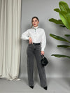 Jeans casual con strass