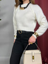 Maglione bel cropped 50582