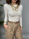 Maglia mix 5% cachemire