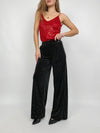 Pantalone vellutino e borchiette