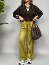 Pantalone Jey Pi in suede