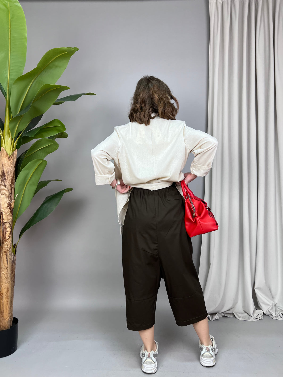 Pantalone cavallo basso
