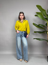 Jeans watch palazzo