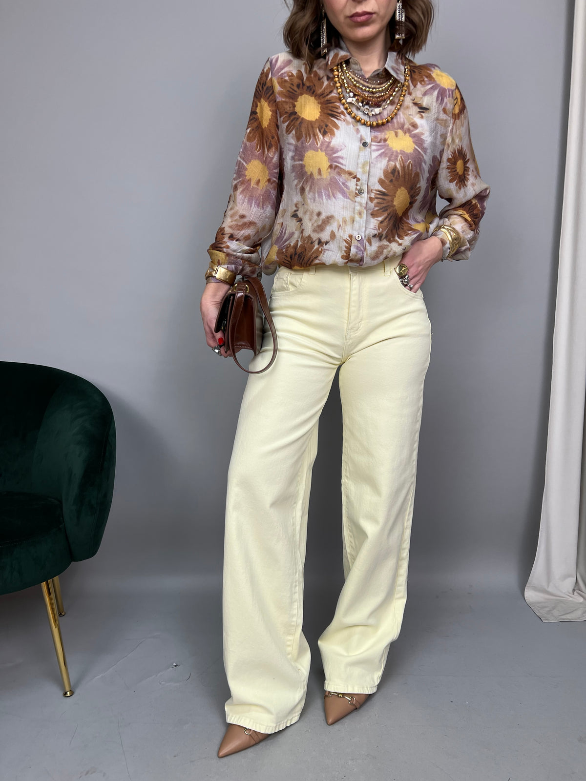 Jeans Yellow - Wide Leg