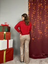 Pantalone con paillettes