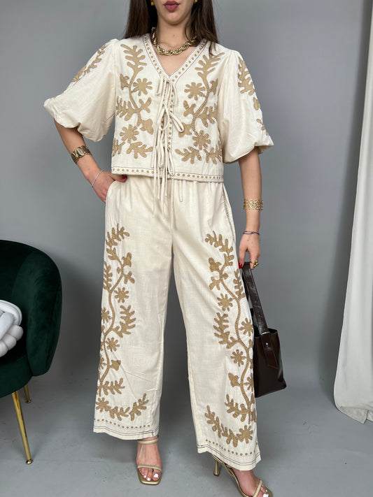Set Coordinato Corallo - 100% Cotone