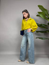 Jeans watch palazzo