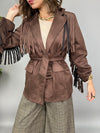 Giacca western con frange