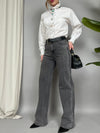 Jeans casual con strass