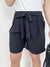 Shorts in viscosa fiocco