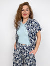 Camicia over in cotone fantasia