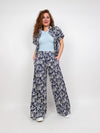 Camicia over in cotone fantasia